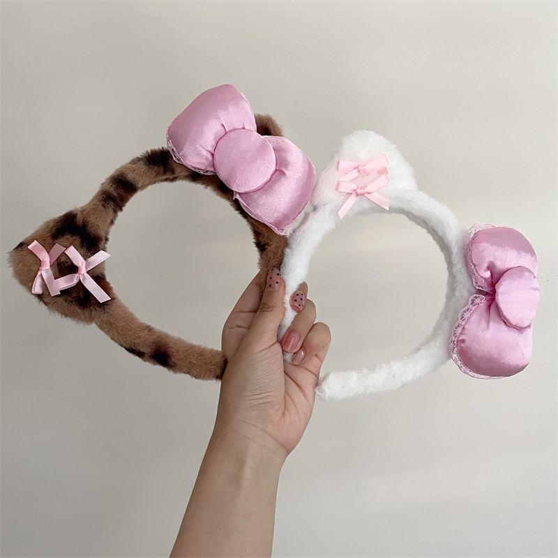 Designs) Cat Ear Wash (Various Face Headband