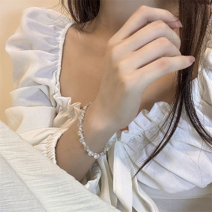 Bracelet Alloy Faux Crystal