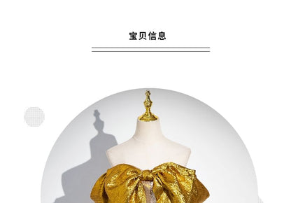 Robe de soirée tube à paillettes avec nœud et fente