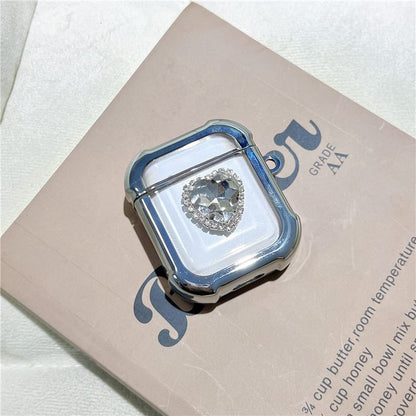 Heart Rhinestone AirPods / Pro Earphone Case Skin