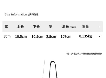 Plain Faux Bag Crossbody Leather