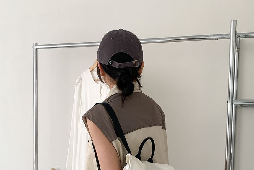 Plain Flap Backpack Drawstring