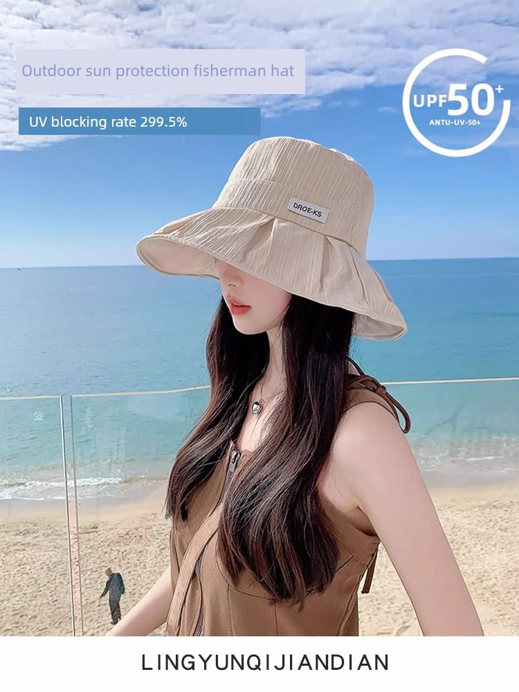 Bucket Brim Hat Wide Plain