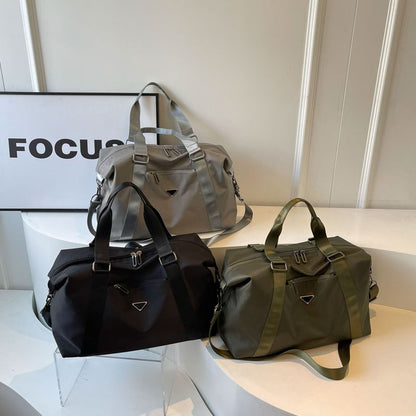 Duffel Bag Travel Zip Plain