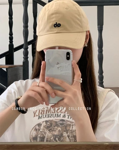 Casquette en coton sergé avec logo brodé