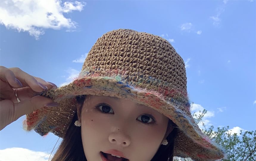 Melange  Straw Hat