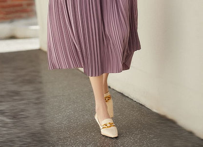 High Rise Plain Midi A