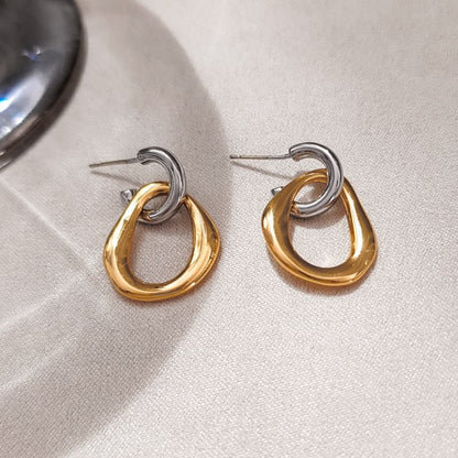 Alloy Half Hoop Earring