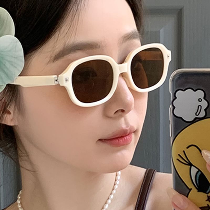 Sunglasses Oval Foldable