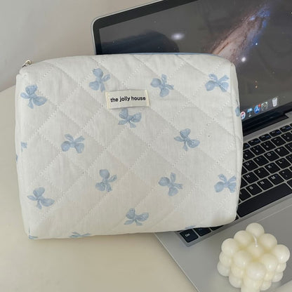 Bow Fabric Pencil Case