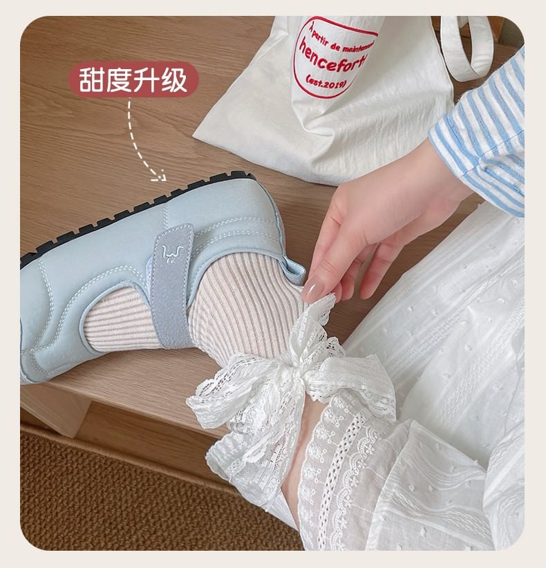 Bow Lace Socks / Set