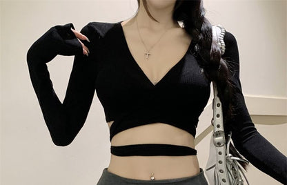 Asymmetrical Panel Mini Plain Ruffle Mid A-Line Skirt Rise