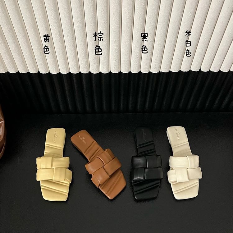 Sandals Woven Slide
