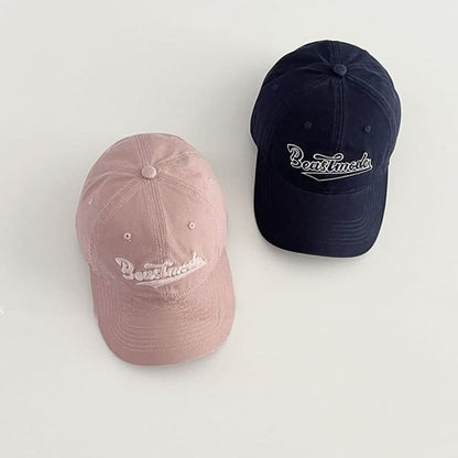 Embroidered Lettering Baseball Cap