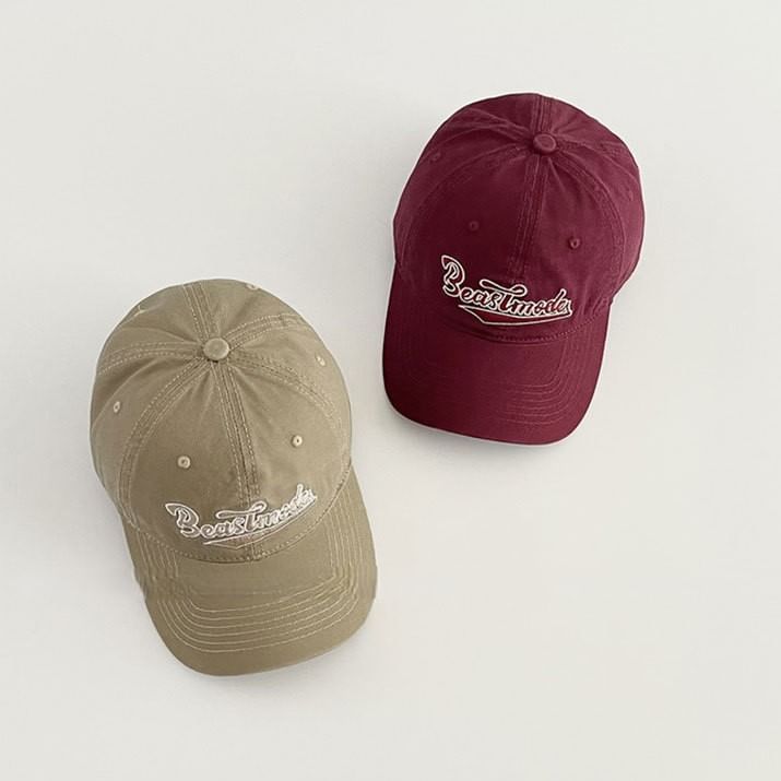 Embroidered Lettering Baseball Cap