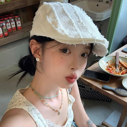 Cap Textured Newsboy