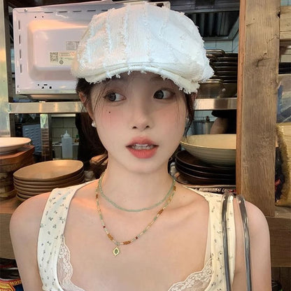 Cap Textured Newsboy