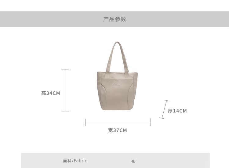 Bag Canvas Tote Lettering