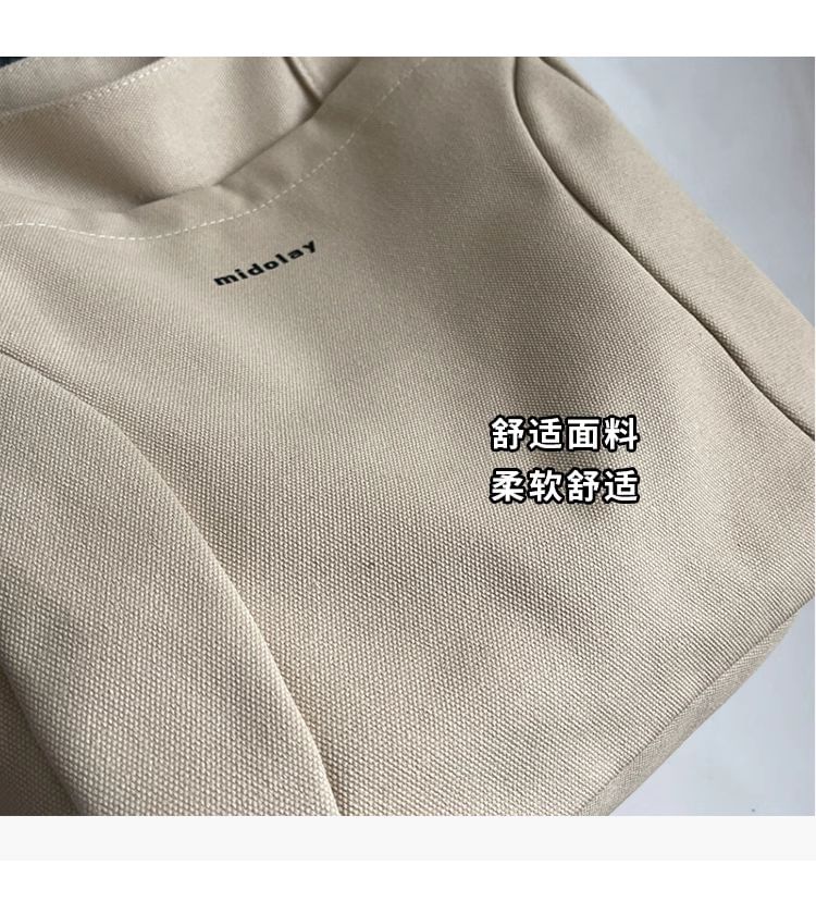 Canvas Tote Lettering Bag