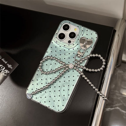 Dotted Phone Case / Strap / Phone Charm Hook / Phone Charm / Set