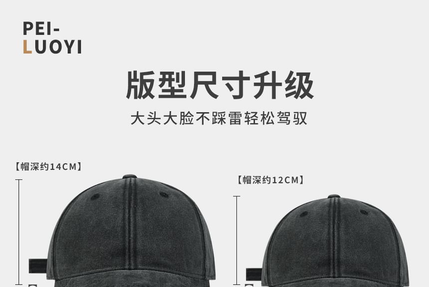 Denim Baseball Cap Washed