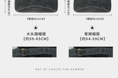 Denim Baseball Cap Washed