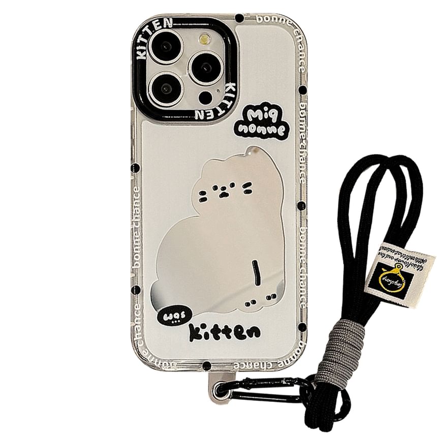 Cat Phone Mirror Case