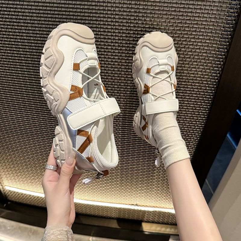 Platform Sneakers Strap Adhesive