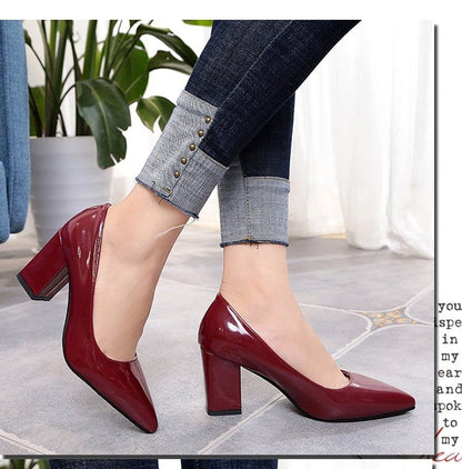 Block Heel Pumps