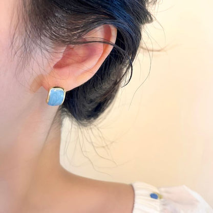 Glaze Alloy Earring Stud