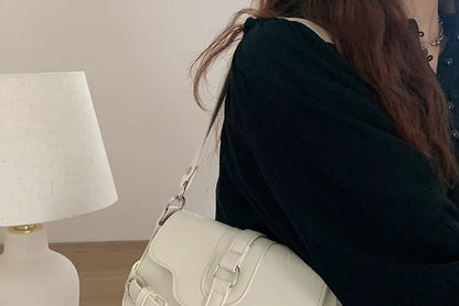 Flap Shoulder Bag Buckled