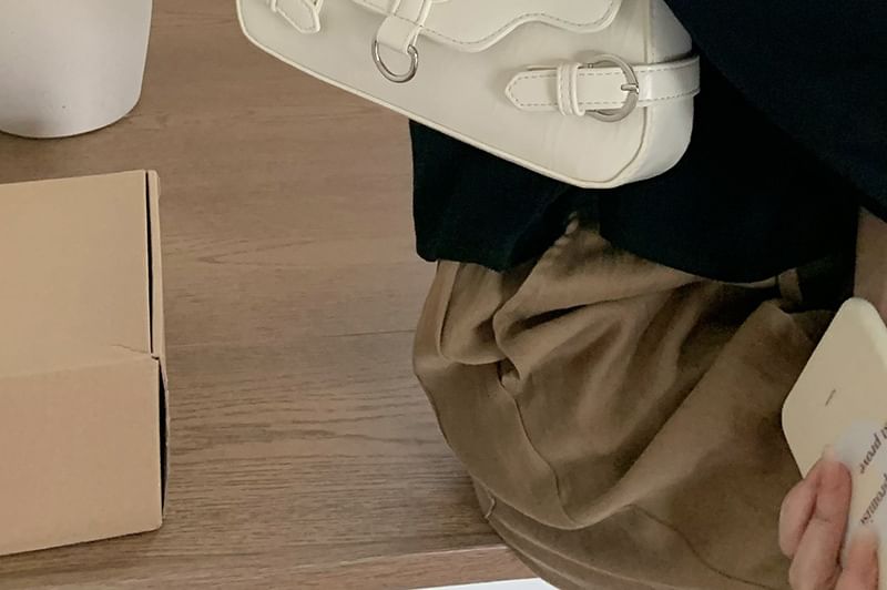 Flap Shoulder Bag Buckled