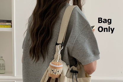 Nylon Drawstring Plain Bag Tote