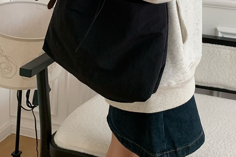 Nylon Drawstring Plain Bag Tote