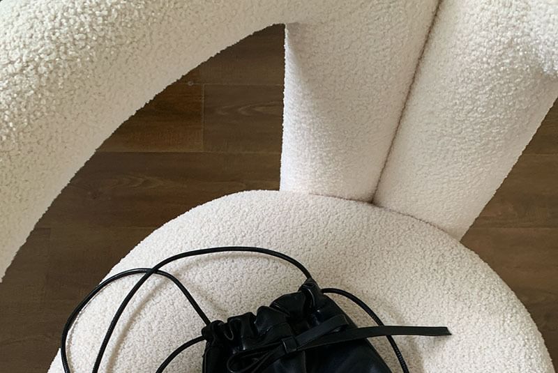 Bow Crossbody Bag Drawstring