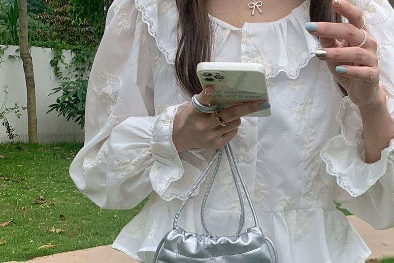 Bow Crossbody Bag Drawstring