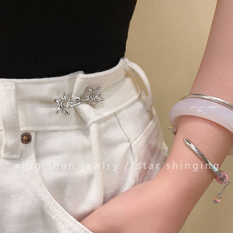 Waist Adjuster Rhinestone Star