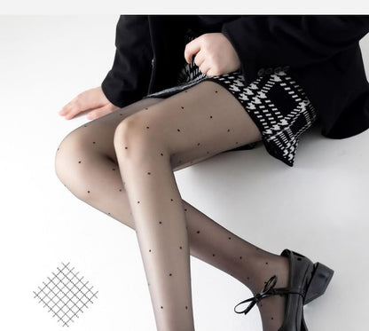 Dotted Sheer Tights