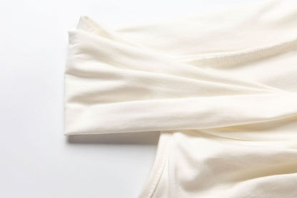 Floral Off-Shoulder Accent Fit Ruched Top Slim Plain Crop Short-Sleeve