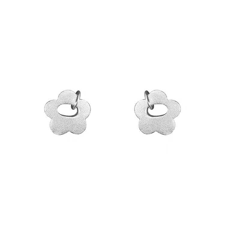 Flower S925 Sterling Silver Stud Earring