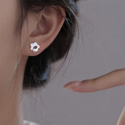 Flower S925 Sterling Silver Stud Earring