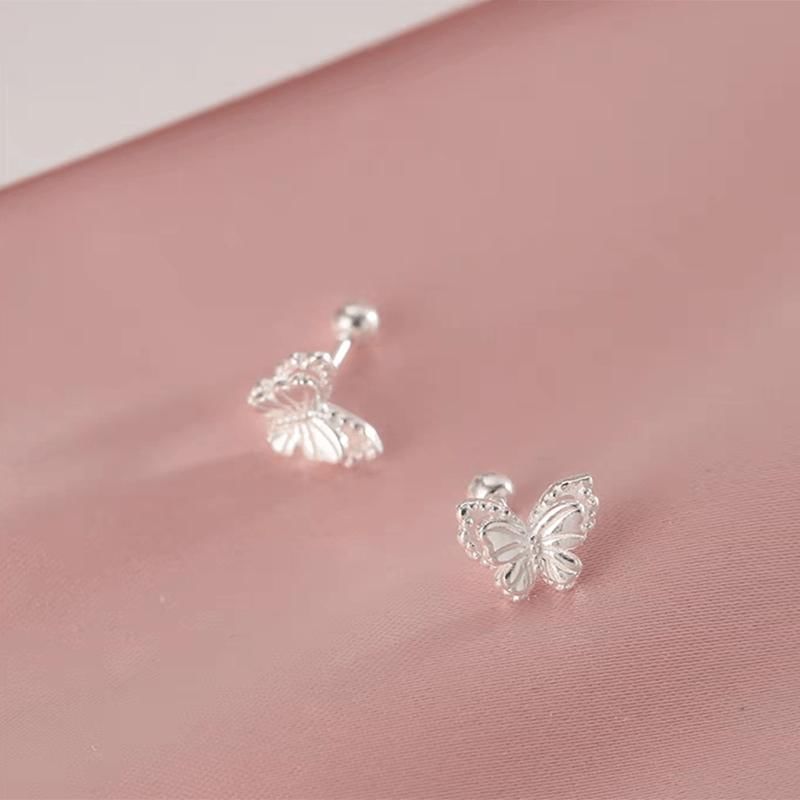 Butterfly Alloy Stud Earring