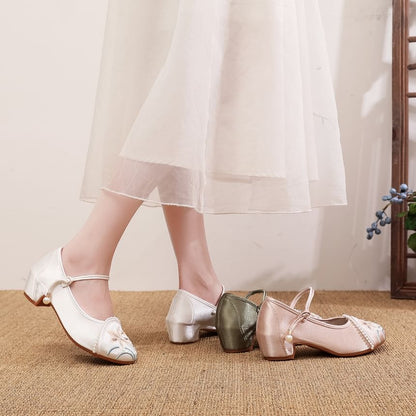 Textile Embroidered Flats