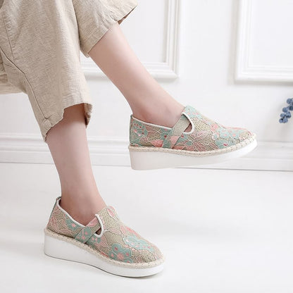 Slip-Ons Platform Lace