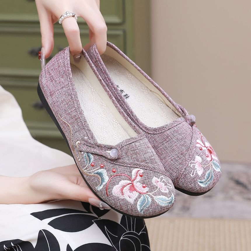 Textile Flats Embroidered