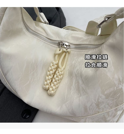 Textile Plain Shoulder Bag