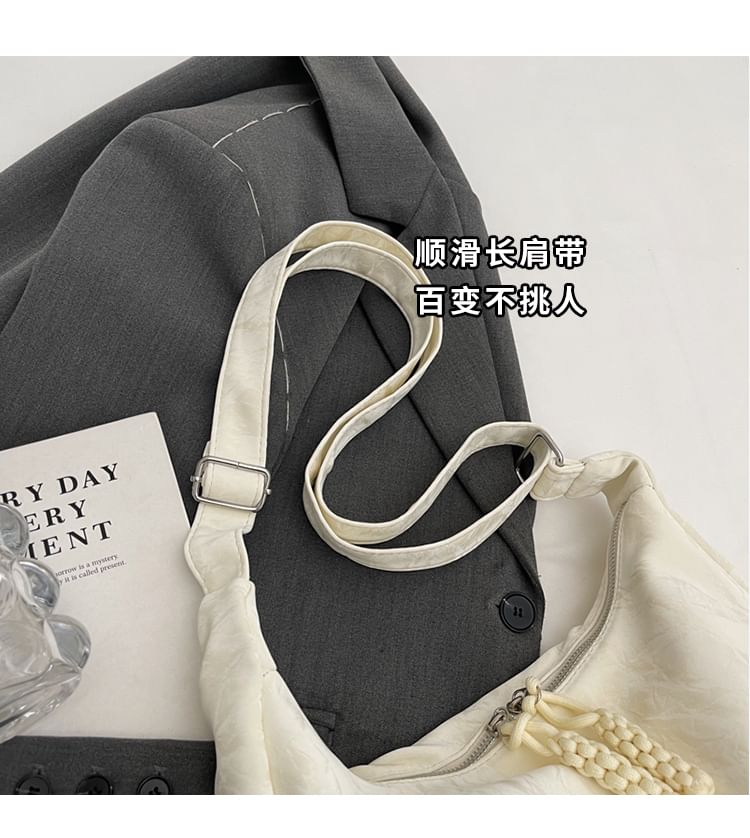 Textile Plain Shoulder Bag