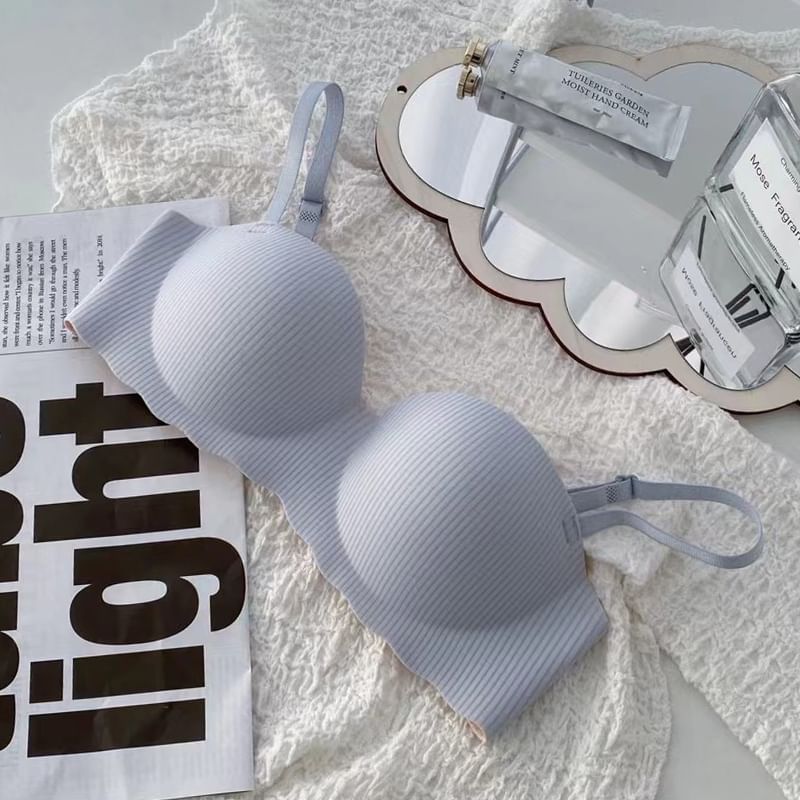 Plain Wireless Seamless Bra