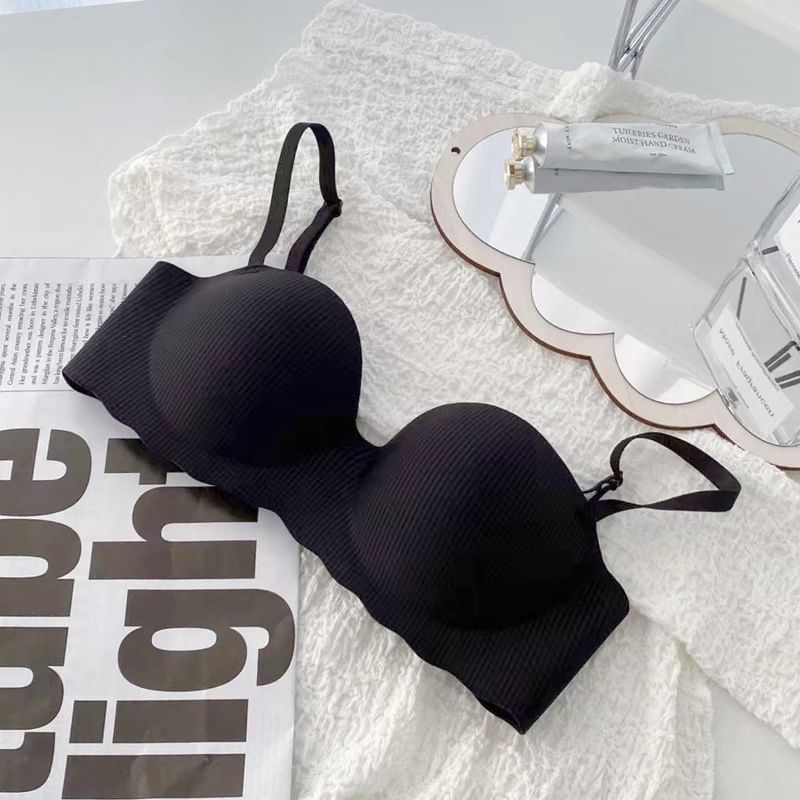 Plain Wireless Seamless Bra