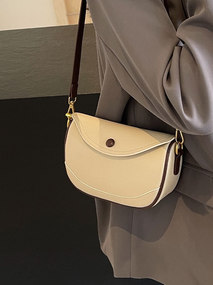 Flap Panel Crossbody Bag